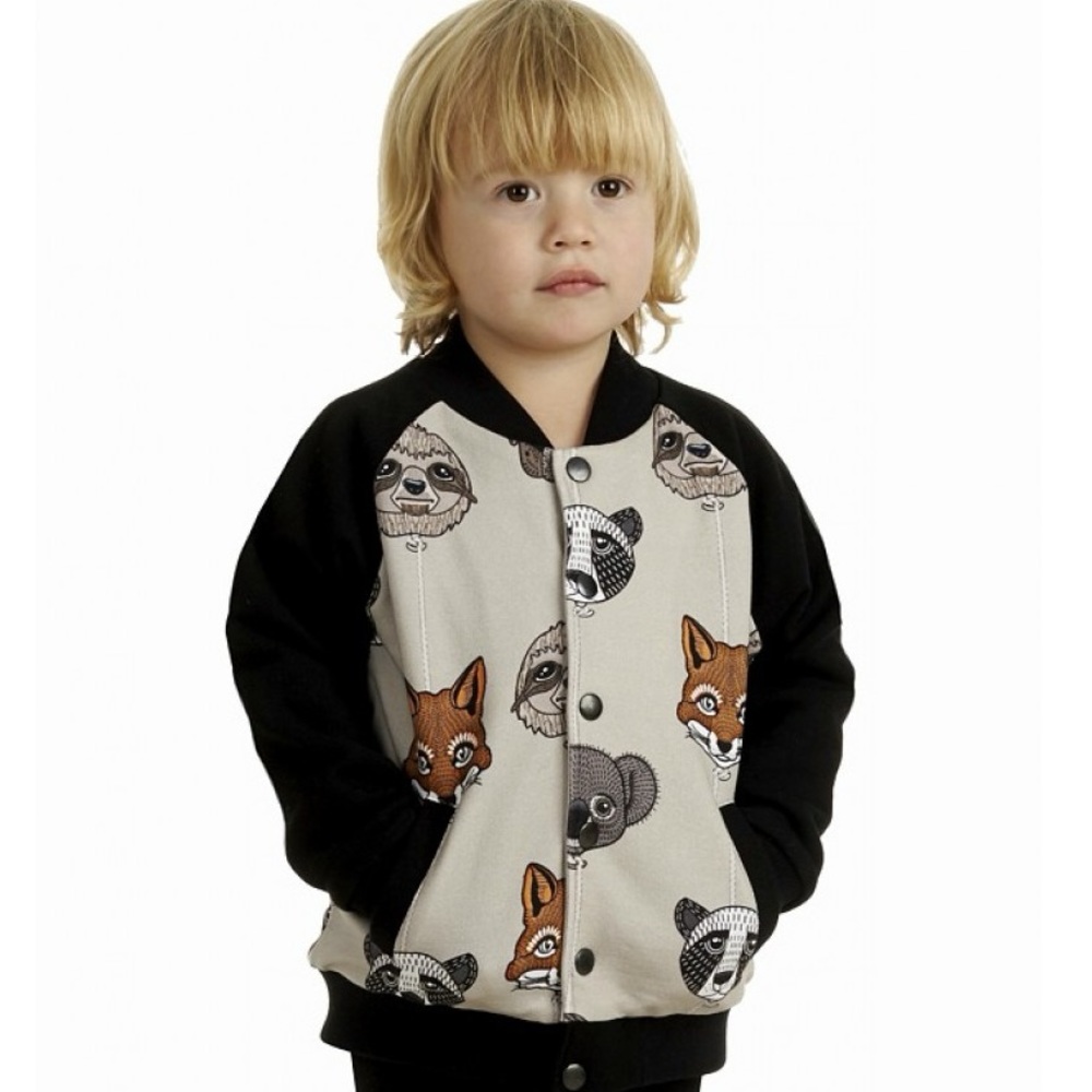 FILEMON KID BASEBALL JACKET COLLEGE AOP ,NEW. Kids SIZE 4 YEARS 104/110